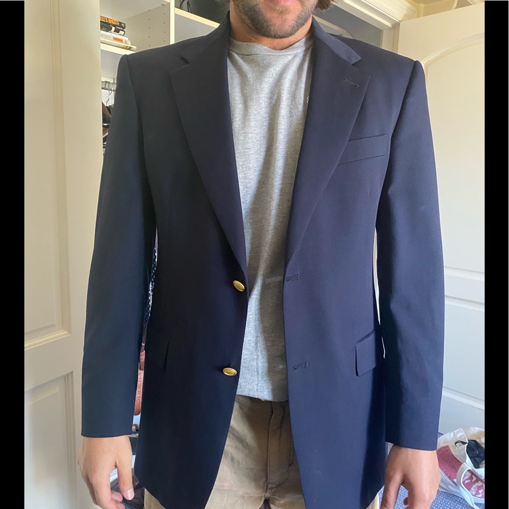 Men’s classic blue blazer size 40